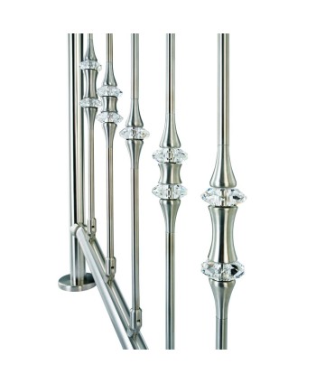 8050-2 Baranda de lujo con adornos en cristal