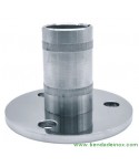 Soporte para poste y tubo de acero inoxidable pulido espejo 2550-INOX