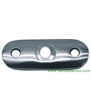 Placa de acero inoxidable pulido espejo para tubo redondo 2731-INOX