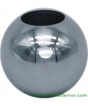 Bola de acero inoxidable pulido espejo con agujero ciego 2740-INOX