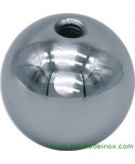 Bola de acero inoxidable pulido espejo con rosca ciega métrica 2741-INOX