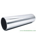  Tubo redondo de acero inoxidable pulido espejo 2350-INOX para barandas y pasamanos