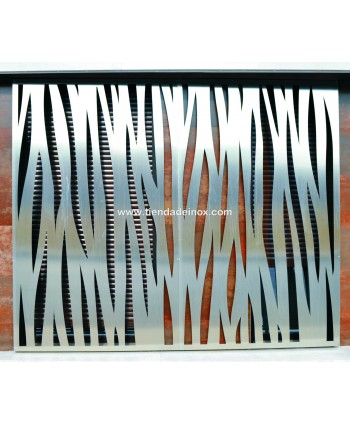 Pletina rectangular de acero inoxidable AISI316 pulido espejo 2353-INOX