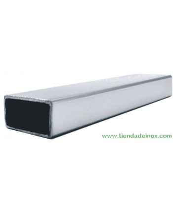Tubo de acero inoxidable pulido espejo rectangular AISI316 2352-INOX-R
