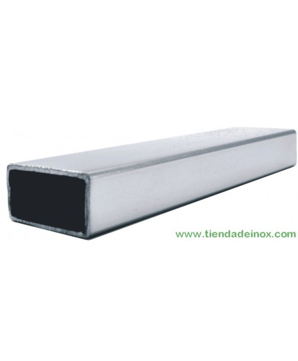Tubo de acero inoxidable pulido espejo rectangular AISI316 2352-INOX-R