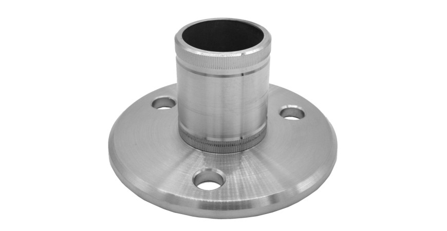 Accesorios para redondo en acero inoxidable satinado