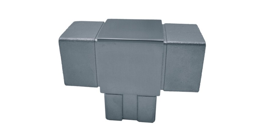 Accesorios cuadrados en acero inoxidable satinado