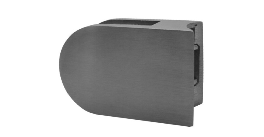 Pinzas y soportes para vidrio en acero inox o zamak satinado